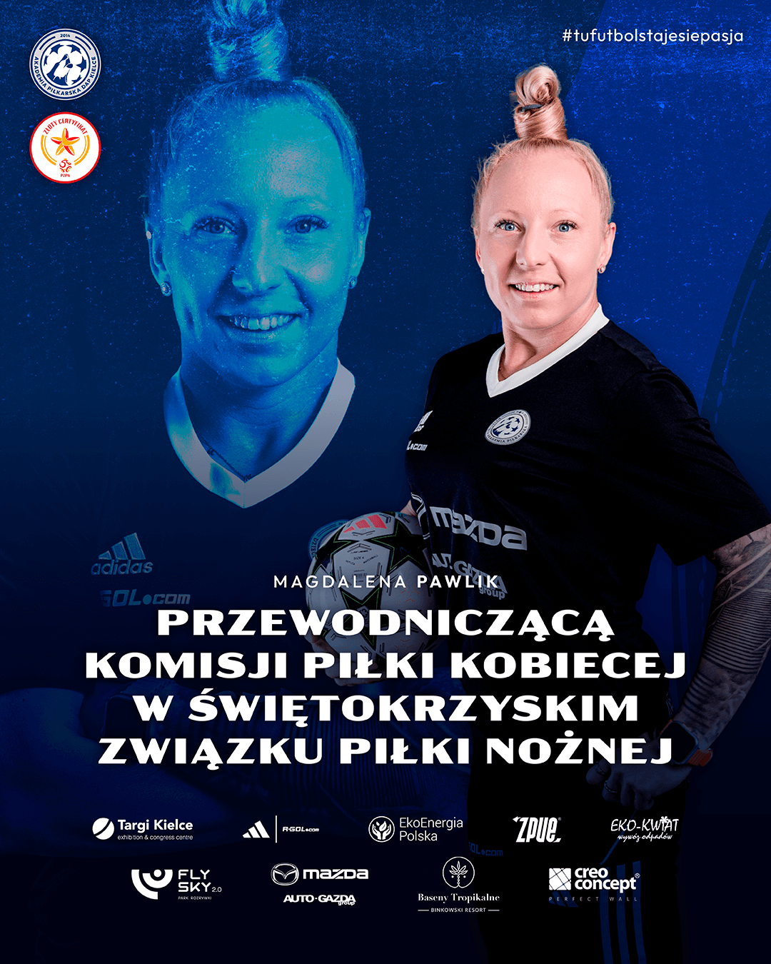 Trener Magdalena Pawlik Przewodnicząca Komisji Piłkarstwa Kobiecego ŚZPN!